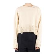 Strikket Creme Sweater