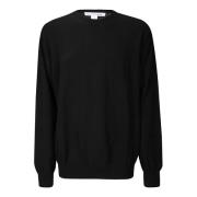 Ribstrikket Crew-Neck Sweater