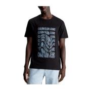 Moderne Sofistikeret Sort T-shirt