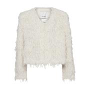 Faux Fur Jakke med FeatherCC Stil