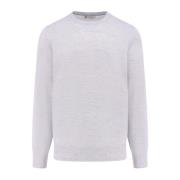 Kashmir Silke Linned Crew-neck Sweater