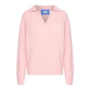 Pink Dolphin Strikket Polo Sweater