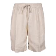 Linned Bermuda Shorts