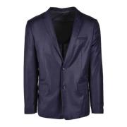 Elegant Uldblandet Blazer Jakke