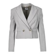 Elegant Blazer med Polyesterblanding