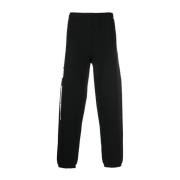 Sort Bomuld Afslappet Activewear Sweatpants