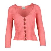 Linned Bomuld Blanding Top