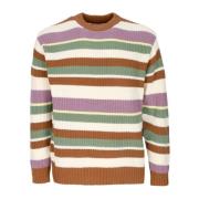 Stribet Crewneck Sweater Butterscotch Multi