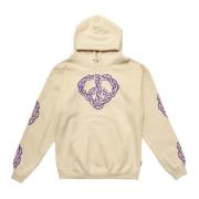 Thorns Hoodie Creme Grafisk Sweatshirt