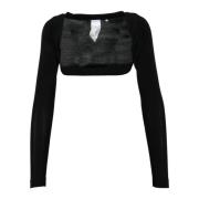 Elegant Shrug med Polyester og Elastan