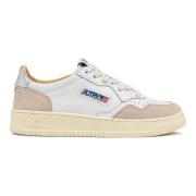 Retro Stil Sølv Hvide Sneakers