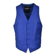 Elegant Uldblanding Ærmeløs Vest