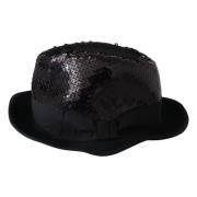 Sort paliet Fedora hat