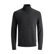 Herre Turtleneck Basic Striktrøje