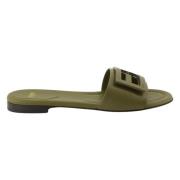 Flade Baguette Sandaler i Khaki