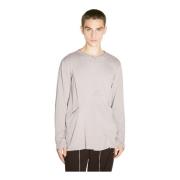 Panel Cotton Henley T-Shirt