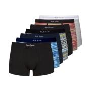 Stribet Bomuld Boxer Briefs Syv Pakke