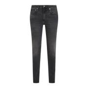 Klassiske Slim Fit Jeans Medium Talje