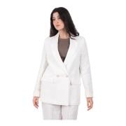 Linned Blazer Off White