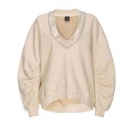 Beige Damesweatshirt