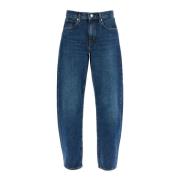 Barrel Cut Denim Jeans