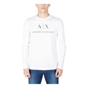 Langærmet T-shirt med print