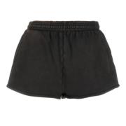 Sort Vasket Mikro Shorts