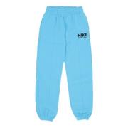 Blå Fleece Sportstøj Kvinders Sweatpants