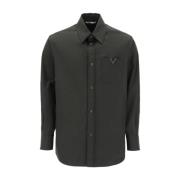 V-Logo Overshirt Jakke Herremode