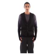 Stribet Velvet Bagstrik Vest