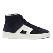 Suede og Læder High-Top Sneaker