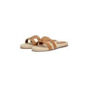 Præget Flad Sandal