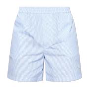 Stribet mønster shorts