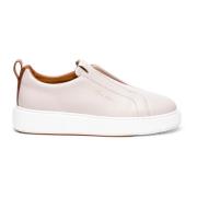 Dames læder slip-on sneaker