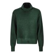 Grøn Merinould Kasjmir Sweater