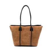 Suede Tote Taske