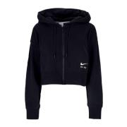 Air Fleece Zip Hoodie Sort