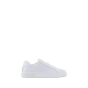 Hvide Sneakers Moderne Minimalistisk Stil