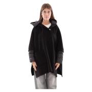 Oversize Coat i Blandet Stof