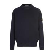 Navy Blue Crew-Neck Sweatshirt