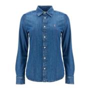 Denim Slim Fit Skjorte