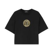 Sort Medusa Head Bomuld T-shirt