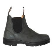 Rustic Black Chelsea Boot