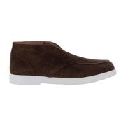 Suede Slip-On Sko, Rund Tå