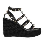 Sort Rockstud Torchon Kile Espadriller