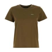 Army Green Bomuld Tee