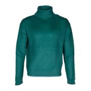 Mohair Dolcevita Sweater. Langærmet. Produceret i Italien