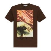 T-shirt med print