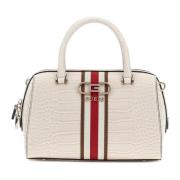 Nelka Box Satchel Stone Taske