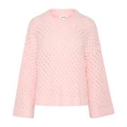 Mesh Pullover Sweater Ballerina Stil